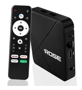 Rose Tv Box 4-32gb 6K Medya Player  Ses Komutlu (Siyah)