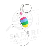 SAFARİ AV BAYİ SBS Şamandıralı Olta Ucu Takımı - 2 Iğneli Mantarlı Hazır Takım - Şıpşıp
