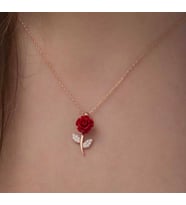 GÜL  925 AYAR GÜMÜŞ KOLYE (Karışık)