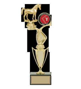 ODAK KUPA - Figürlü Kupalar - At Figürlü Kupalar FG-043 C - 37 cm