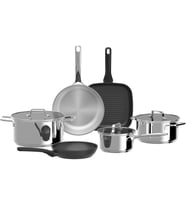 Berghoff Dina Helix 9 Parçalı Tencere Seti (Çok Renkli)