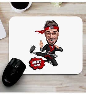 Karateci Karikatürlü Mouse Pad