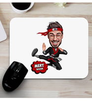 Karateci Karikatürlü Mouse Pad