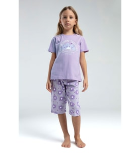 Kız Çocuk Pijama Takım 2-7 Yaş 3608-2