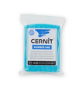 Cernit Number One Polimer Kil 56 gr 280 Turquoise Blue 