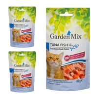 Garden Mix Ton Balıklı Kedi Ödülü 60 Gr X 3 Adet
