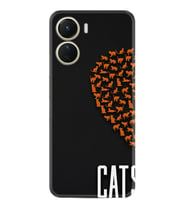 Vivo Y16 Kılıf Silikon Desen Özel Seri Cats 1792