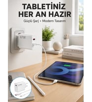 67 Watt Type C Hızlı Şarj Başlık Xiaomi Black Shark Uyumlu Yeni Nesil