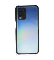 Oppo A54 4g Kılıf Miami Şeffaf Silikon - Siyah