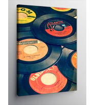 Kanvas Tablo Retro Plaklar
