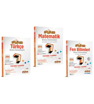 Spoiler Yayınları 7.Spoiler Türkçe - Matematik - Fen Bilimleri Branş Deneme (3 Kitap)