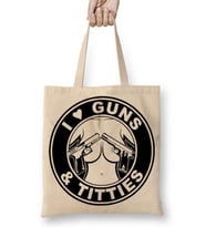 I Love Guns Bez Çanta Uzun Saplı