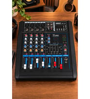 Midex MP-700 Amfili Power Mikser 2x350 WATT 4 Kanal Dsp Efekt EQ Usb