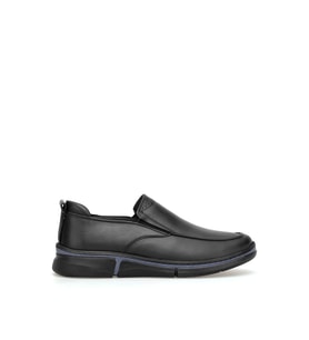 Elit MZV8021C Erkek Hakiki Deri Casual Ayakkabı Siyah