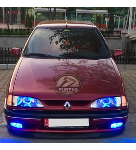 Renault 19 Europa 1994-2001 Uyumlu H lip Esnek Ön Lip 2 Parça Karlık Ön Ek Tampon Altı Dil