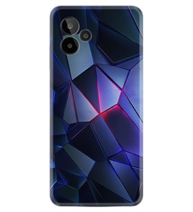 General Mobile GM 24 Pro Kılıf Resimli Desenli Silikon Platinium Series Üçgenler 2 1872