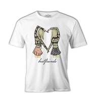 Best Friends - F1 Beyaz Erkek Tshirt