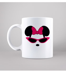 Minnie Mouse Sevgili Çift Tasarımlı Kupa