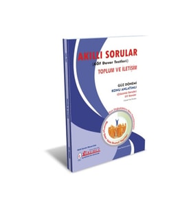 İlkumut Yayınları Aöf - Toplum Ve Iletişim - (KONU ANLATIMLI - ÇÖZÜMLÜ SORULAR) (Çok Renkli)