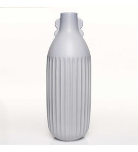 Vitale Antıque Gri Vazo Büyük 14*14*45 Cm AK.JL0048