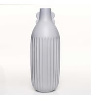 Vitale Antıque Gri Vazo Büyük 14*14*45 Cm AK.JL0048