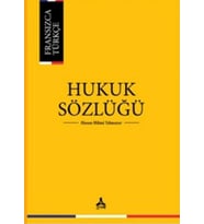 Fransızca Türkçe Hukuk Sözlüğü (Krem)