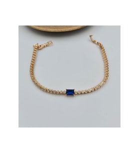 Rose Taşlı Suyolu Baget Taşlı Kadın Bileklik