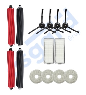 Roborock Q Revo Master Uyumlu 2 Ana Fırça 4 Yan Fırça 2 Filtre 4 Mop