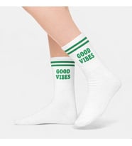 Good Vibes Yazılı Tenis Çorap