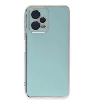 Newface Xiaomi Redmi Note 12 Pro 5G Kılıf Volet Silikon - Açık Yeşil