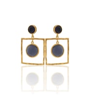 Kadir Jewellery 22 Ayar Altın Kaplama Kadın Sallantılı Küpe -El İşçiliği Ve Hipoalerjenik Küpe-E85