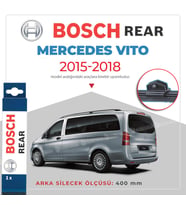 Bosch Rear Arka Silecek Mercedes Vito 2015-2018 ile uyumlu (Siyah)