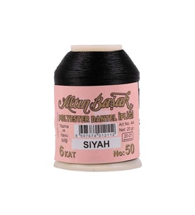Altınbaşak Oya ve Dantel İpi 20 gr - Royaleks - No: SİYAH