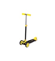 3 Tekerlekli Twist Sarı Scooter Ayarlanılabilir Direksiyon