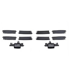 Mercedes W166 X166 C292 Klima Kalorifer Izgara Tm Tk Set 12ad Arka Siyah 1668300554 Wender