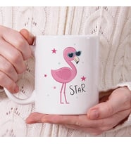 Cool Pink Bird Tasarım Kupa Bardak