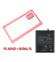Tkgz Xiaomi Redmi NOTE 10S (4G) Arka Pil Batarya Kapağı + PİL BEYAZ