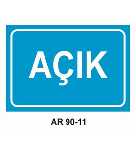 İŞ GÜVENLİĞİ UYARI LEVHASI 1 ADET PVC 21 X 29CM