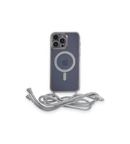 Apple İphone 12 Pro Kılıf Divo Lazer Askılı Magsafe Kapak - Gümüş