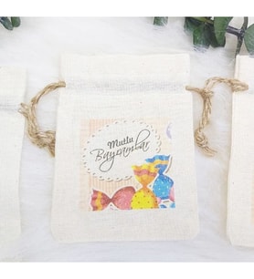 30 Adet Ramazan Bayramı Mutlu Bayramlar 9x12 cm  Baskılı Lavanta Kesesi Hediyelik-