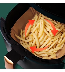 Büyük Boy Air Fryer Fritöz Pişirme Kağıdı 50 Adet