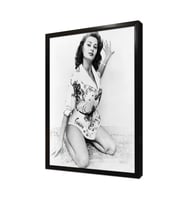 Sophia Loren Çerçeveli Mdf Tablo