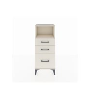 Arges Komodin Tek Raflı 3 Çekmeceli 44x30x106 Aytaşı-Aytaşı