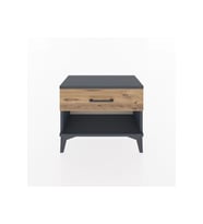 Arges Komodin Tek Çekmeceli 60x30x48 Antrasit-Çam
