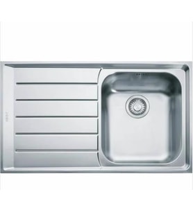 FRANKE Neptun - Nex 611 Paslanmaz Çelik Eviye Sol Damlalıklı (Gri)