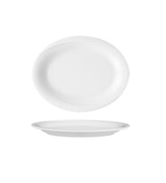 Güral Porselen X-tanbul Otel 24x18.5 cm Kayık Tabak Dekorsuz ( XT24KY00 ) 1 ADET
