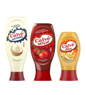 Calve Mayonez Ketçap Ballı Hardal 3 lu Set