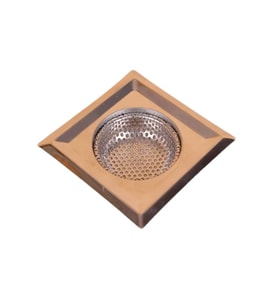 YAKUT PASLANMAZ KARE LAVABO SÜZGEÇİ 7CM