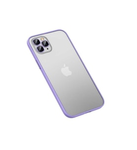 Apple iPhone 12 Pro Uyumlu Kılıf Zore Retro Kapak (Lila)