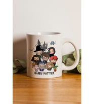 Harry Potter Hogwarts Ve Tüm Karakterler Baskılı Kupa Bardak